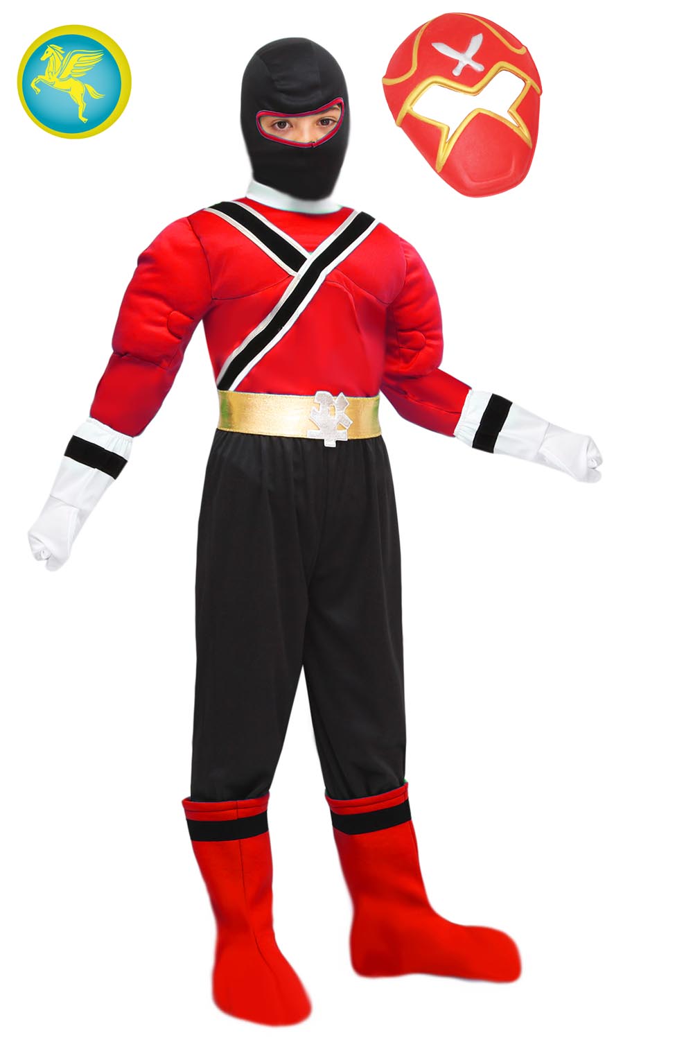 SUPER NINJA ROSSO (CON MUSCOLI) DI PEGASUS